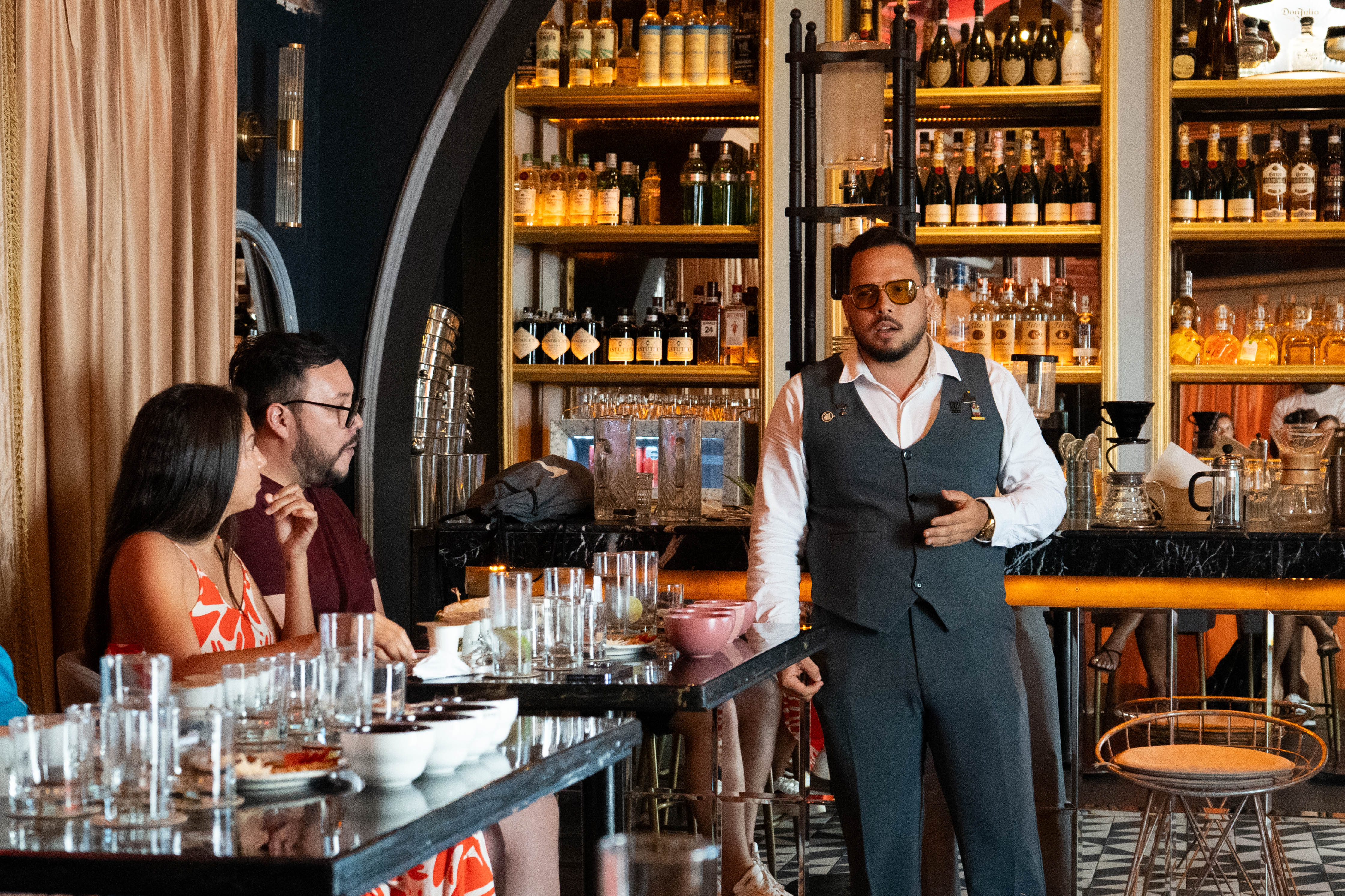 Colombian spirits and chocolate