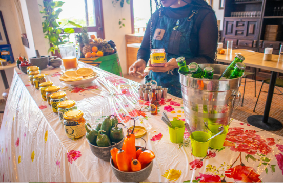 Handcrafted empanadas and hot sauces in Cartagena
